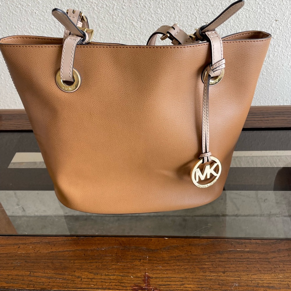 Michael Kors Tan Saffiano Leather Tote